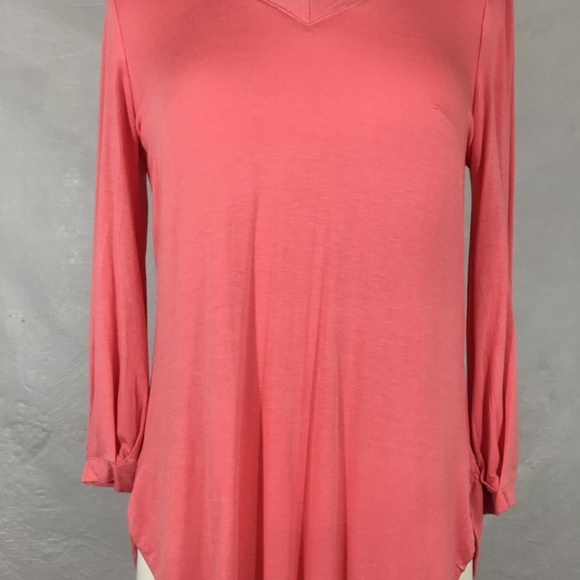 3/&15 Melissa McCarthy Coral Seven 7 Long Sleeve - Picture 3 of 6